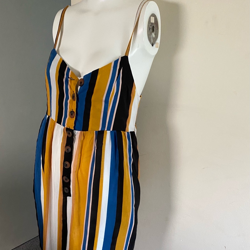 Striped jumpsuit